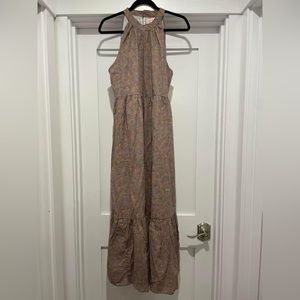 Victoria Dunn Maxi, NWT, 100% cotton, lined. The color is dusty mauve. Size M.